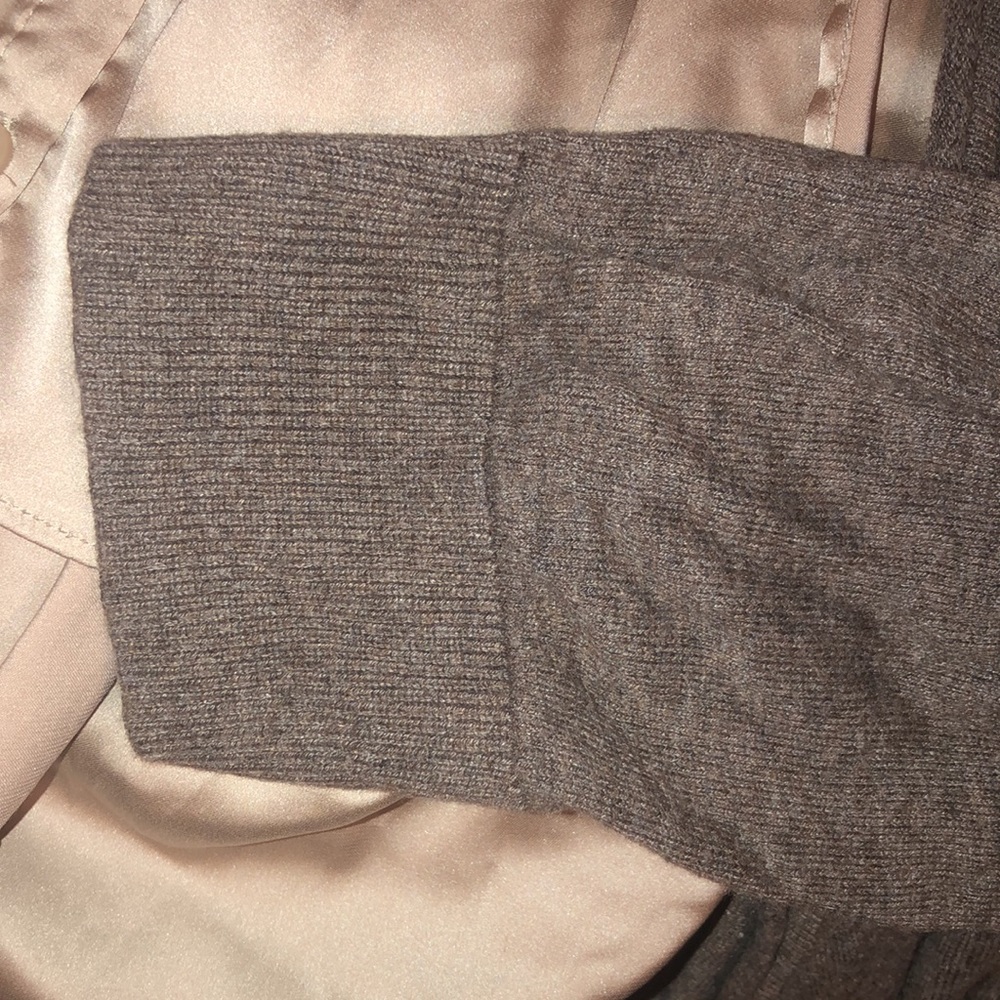 Apt 9 1x cardigan ruffle satin ruffle front - Picture 4 of 4